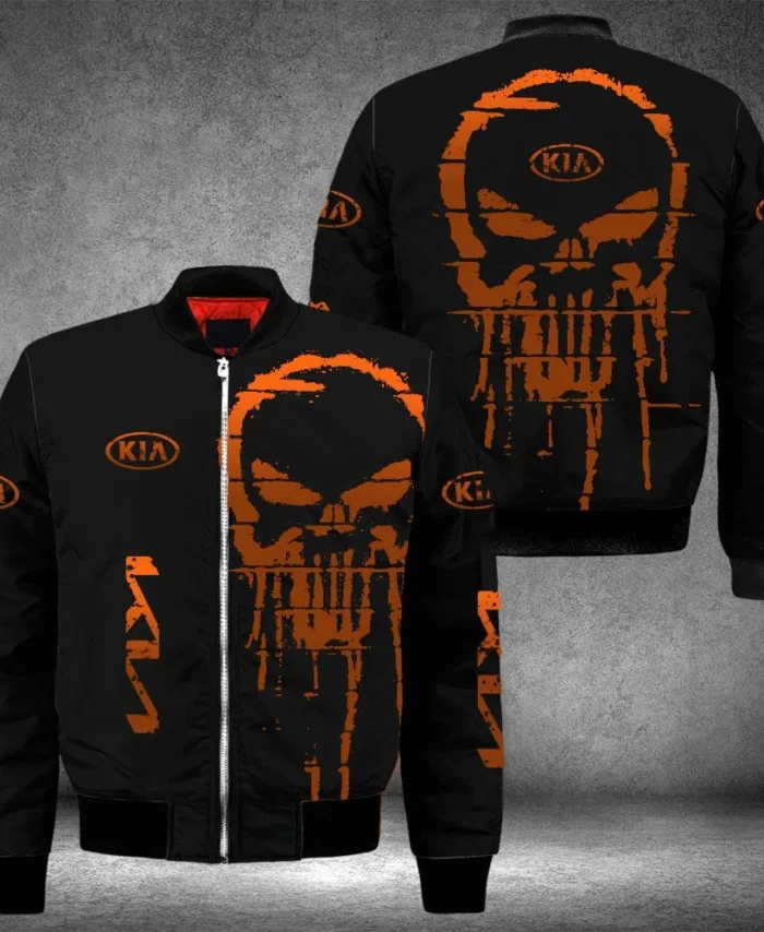 Small City Car Bomber Jacket, Street Spirit Rugged Bomber CAR517101325121 - Orange