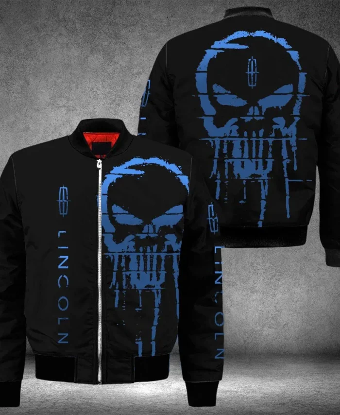 Stylish Crossover Bomber Jacket, Auto Spirit Bomber Jacket CAR517101325143 - Blue