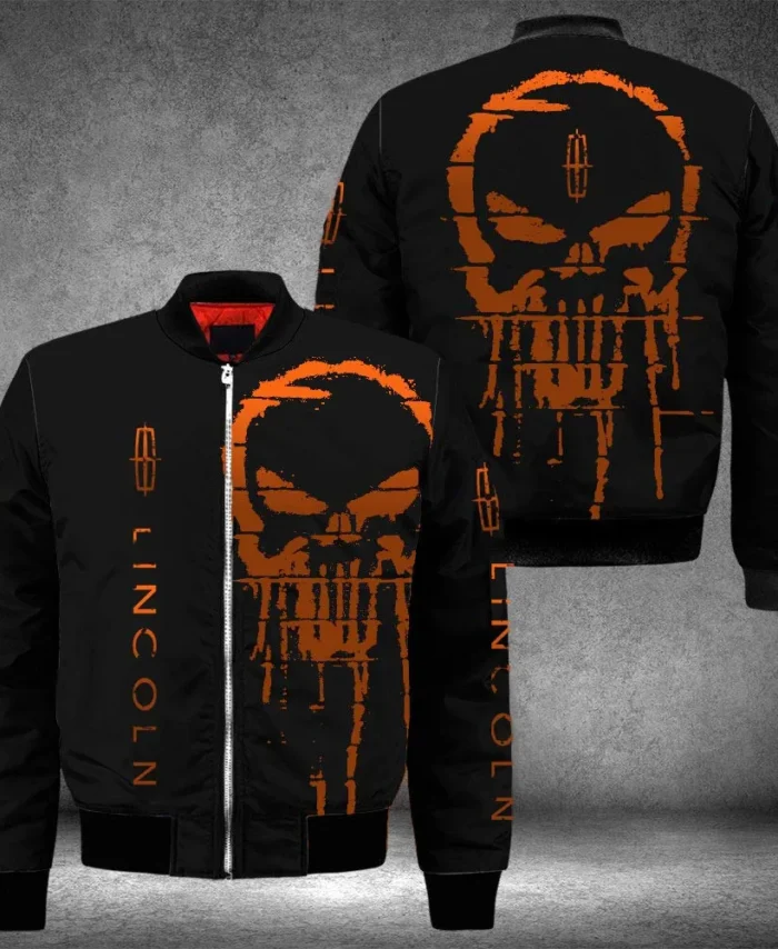 Stylish Crossover Bomber Jacket, Auto Spirit Bomber Jacket CAR517101325143 - Orange