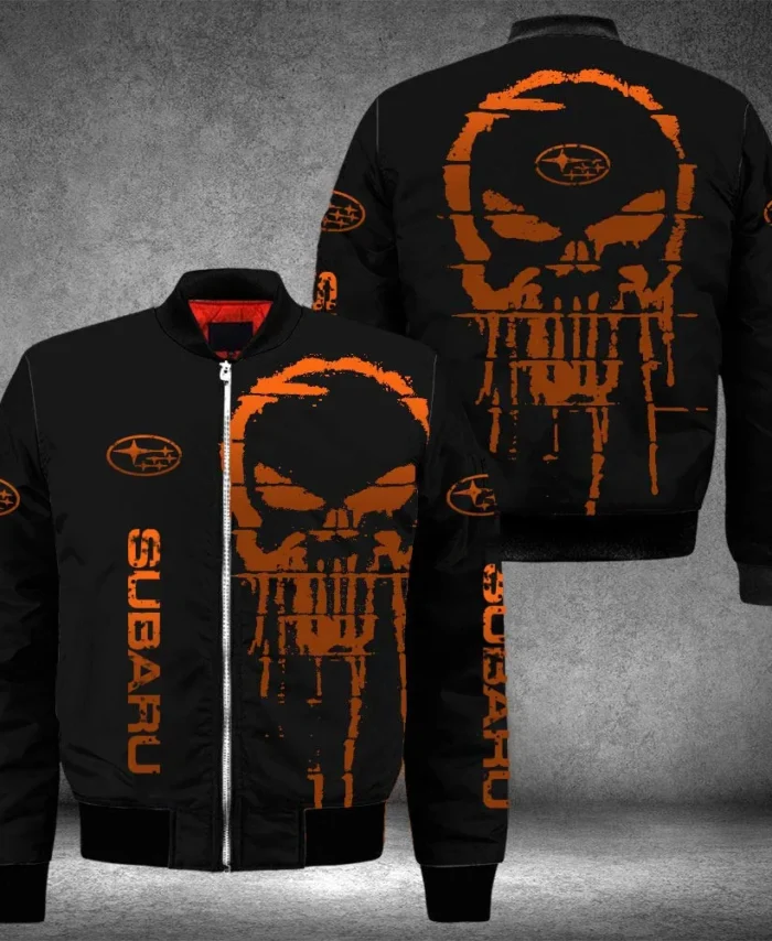 Outdoor Lifestyle Vehicle Bomber Jacket, Bold Look Bomber Strength CAR517101325150 - Orange