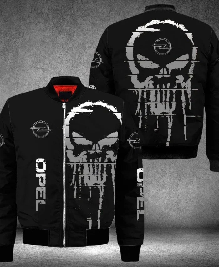 Family Vehicle Bomber Jacket, Motorcycle Spirit Bomber Style CAR517101325151 - White