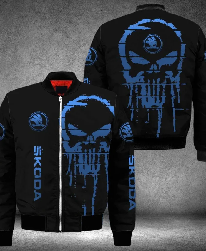 City-Friendly Automobile Bomber Jacket, Motorcycle Spirit Bomber Style CAR517101325152 - Blue