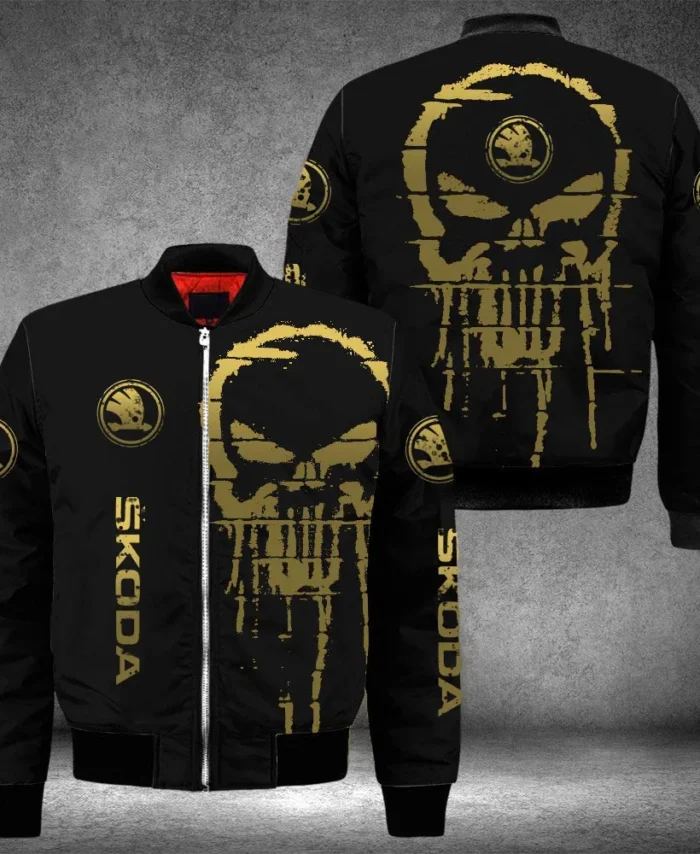 City-Friendly Automobile Bomber Jacket, Motorcycle Spirit Bomber Style CAR517101325152 - Yellow