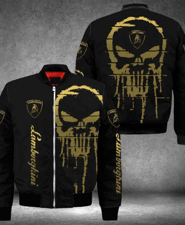 Track-Ready Supercar Bomber Jacket, Auto-Inspired Bomber Jacket CAR517101325154 - Yellow