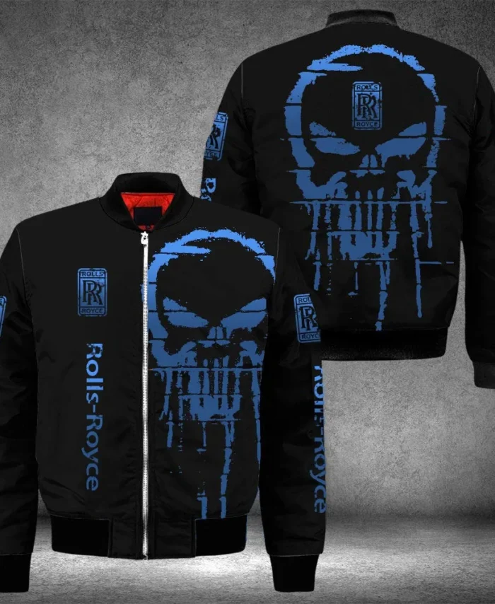 Bespoke Sedan Bomber Jacket, Garage Life Bomber Style CAR517101325155 - Blue