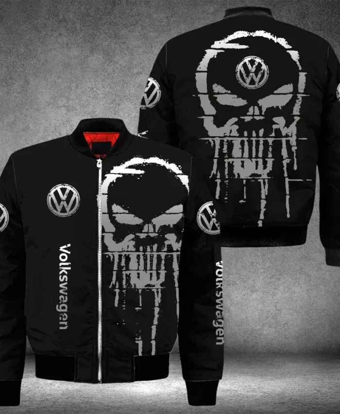 Urban Vehicle Bomber Jacket, Car Pride Rugged Bomber CAR517101325159 - White