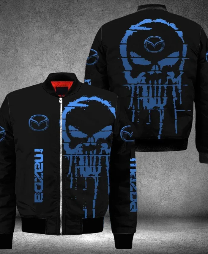 Crossover SUV Bomber Jacket, Rugged Bomber for Gearheads CAR517101325169 - Blue